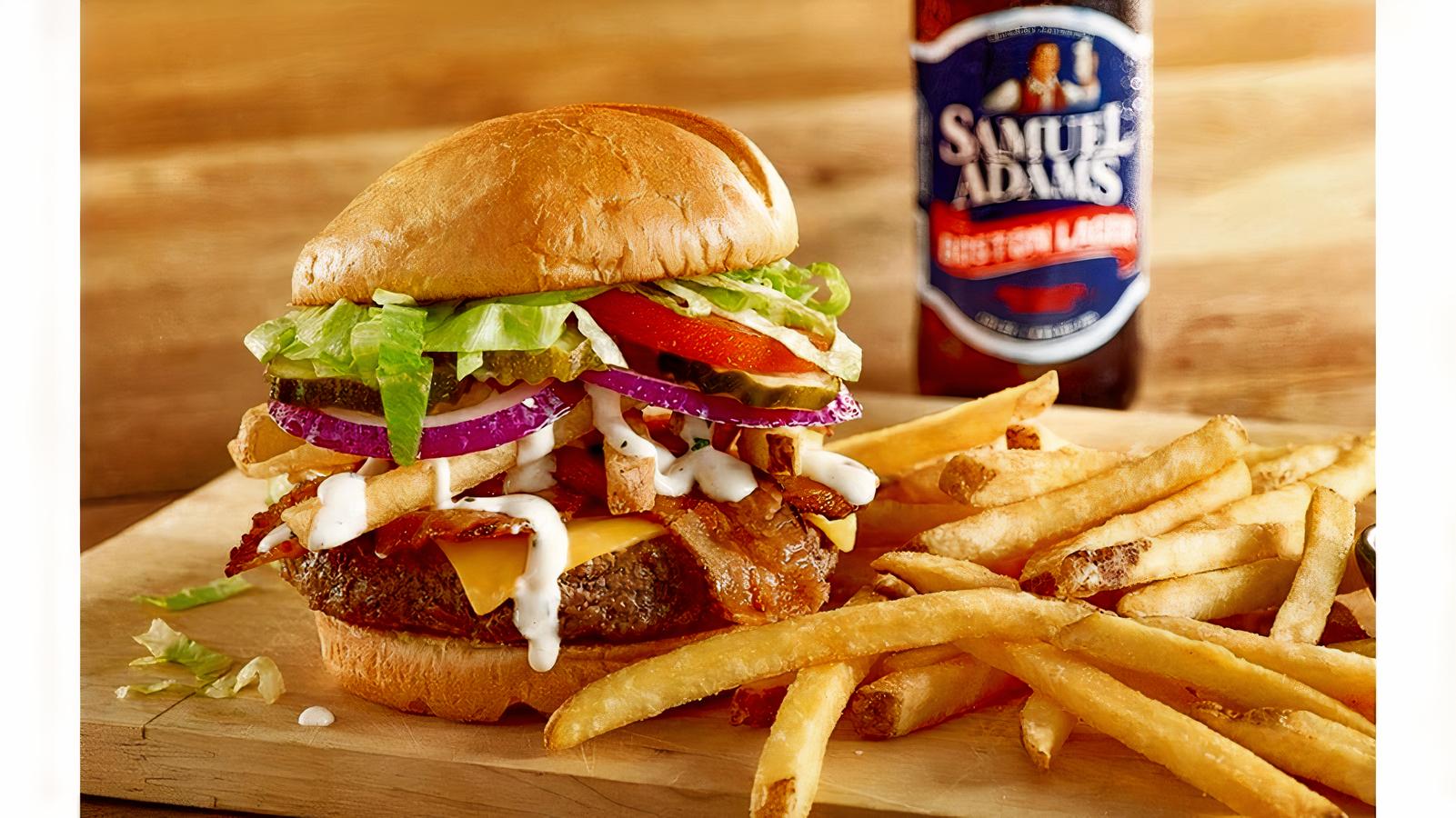 Man I Love Fries Burger