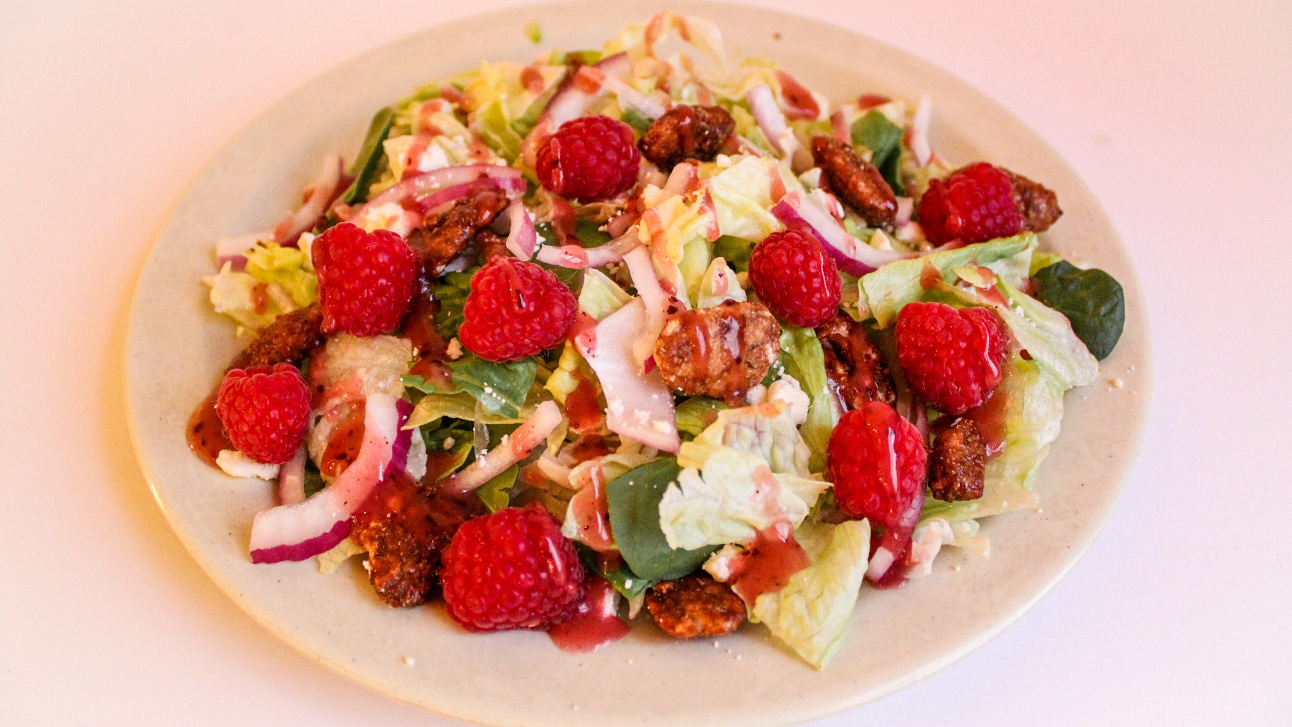 Raspberry Pecan Salad (Half)