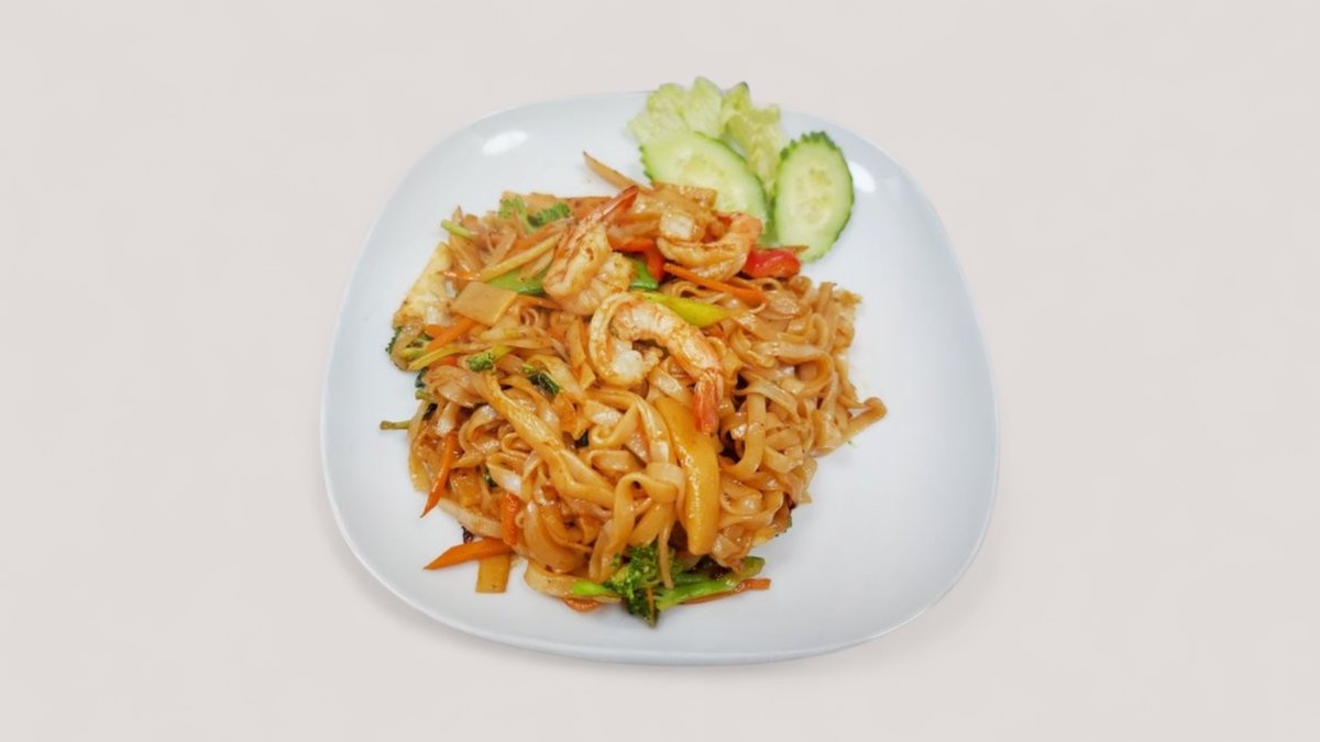 Pad Kee Mao menü választható Coca-cola üdítővel