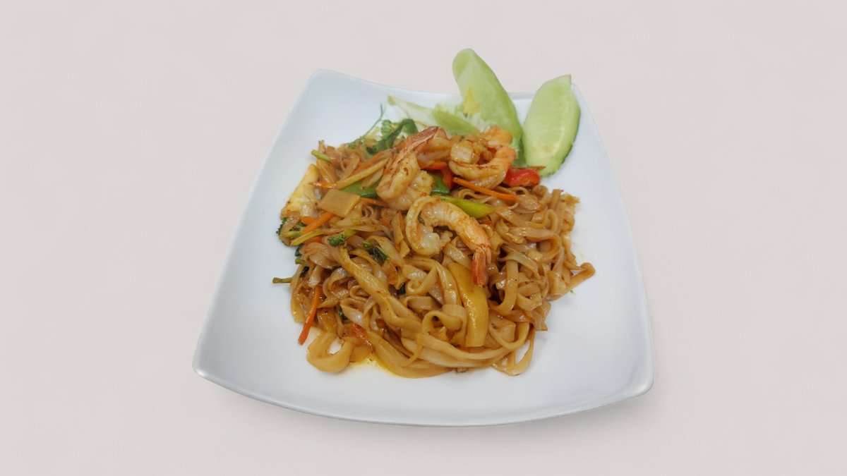 Pad Kee Mao menü választható Coca-cola üdítővel