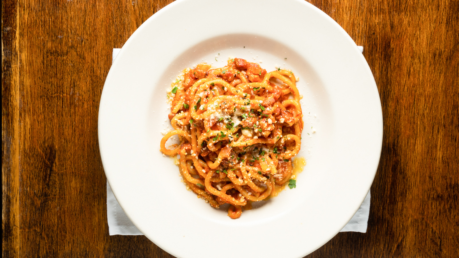 Bucatini all'amatriciana