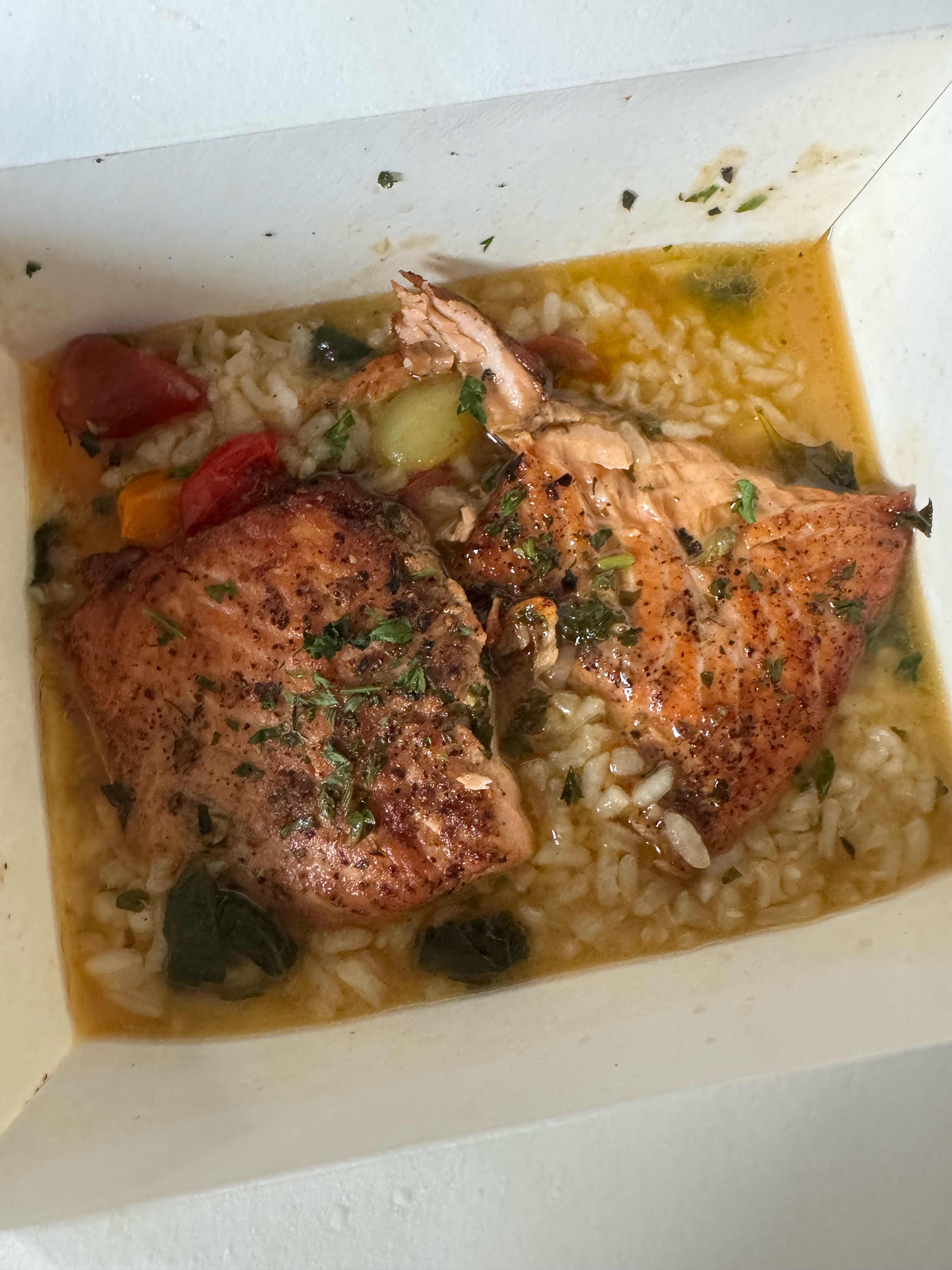 Salmon Risotto