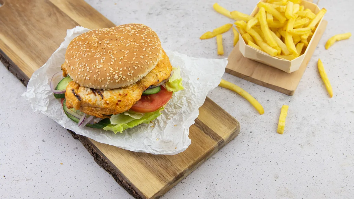 Grilled Chicken Breast Burger