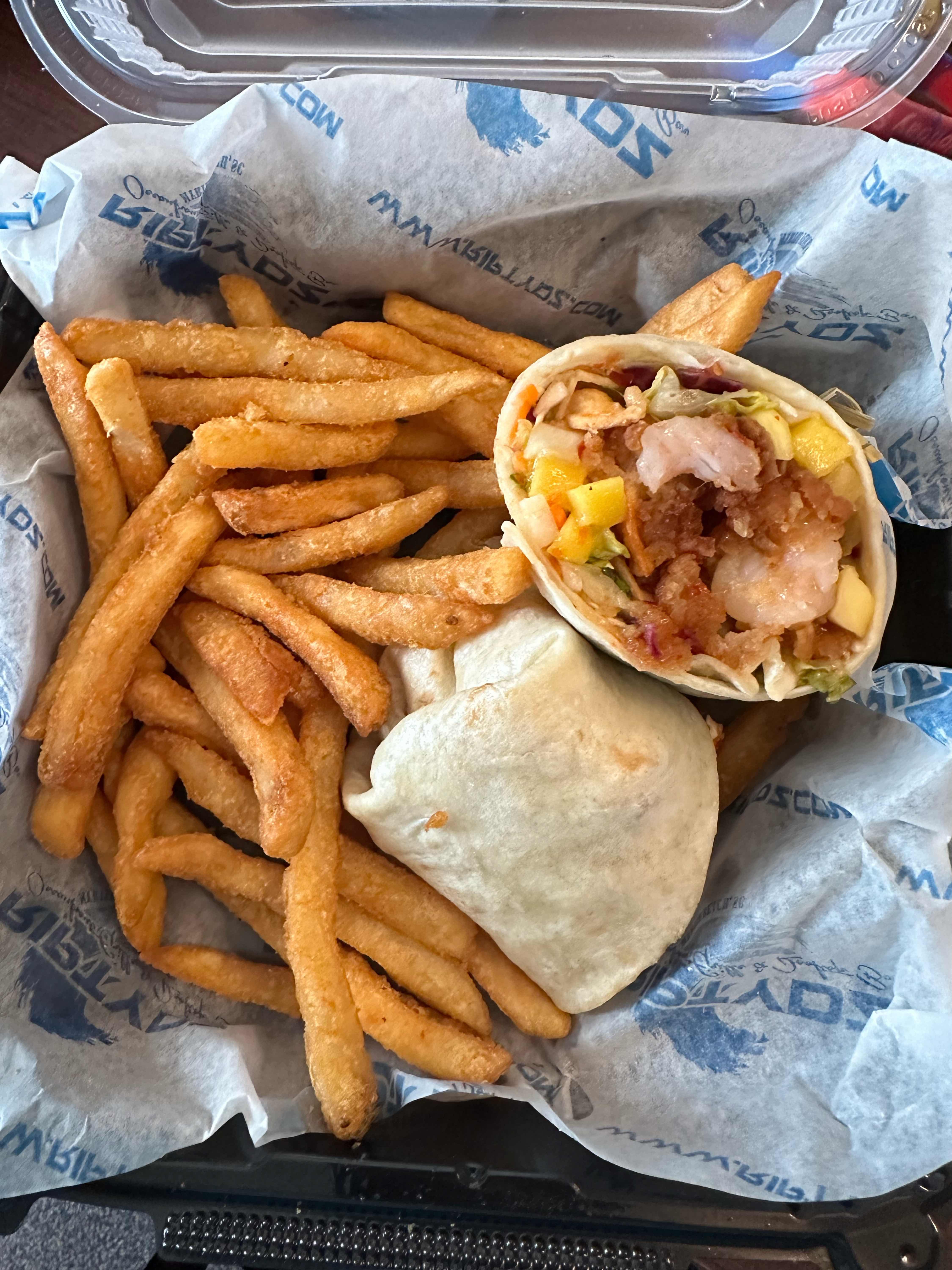 Shrimp Crunch Wrap