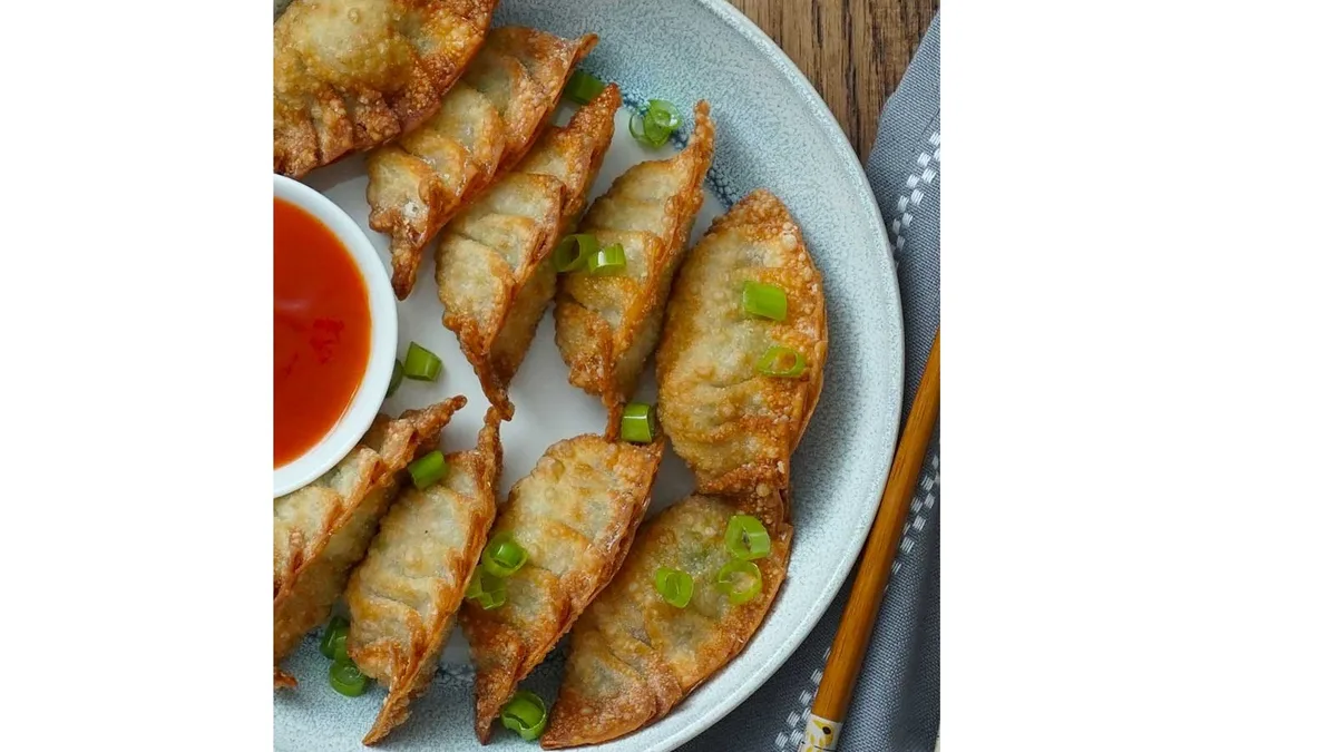 4- Dumplings m kylling 4 stk  -serveres med chilimayo
