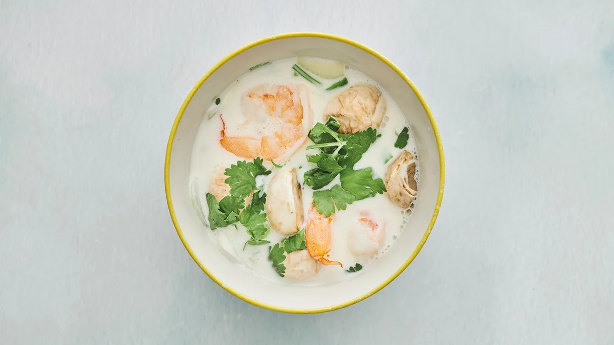 5-Tom kha kokossuppe