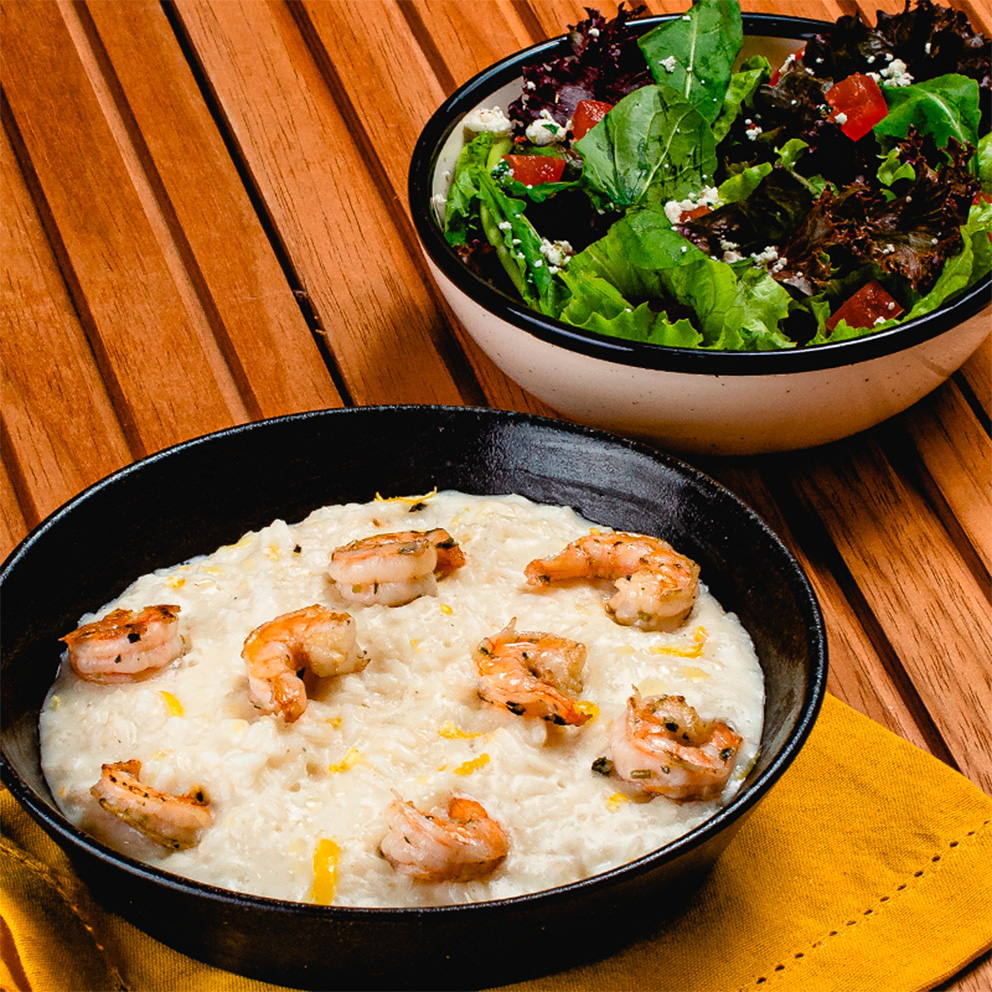 Combo Risoto e Salada