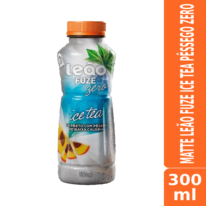 Matte Leão Ice Tea Pêssego Zero 300 ml