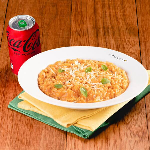 Risoto Al Mare e Coca-Cola