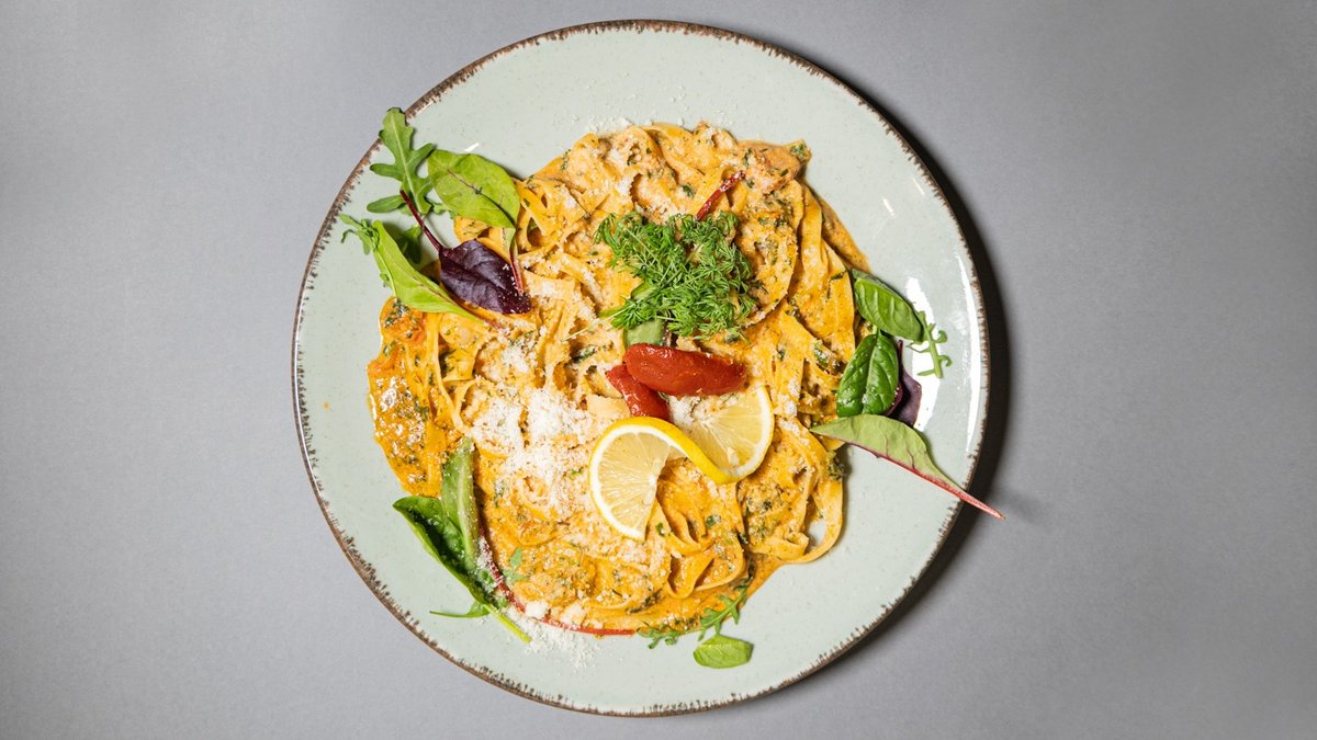 20. Pasta con Gamberetti