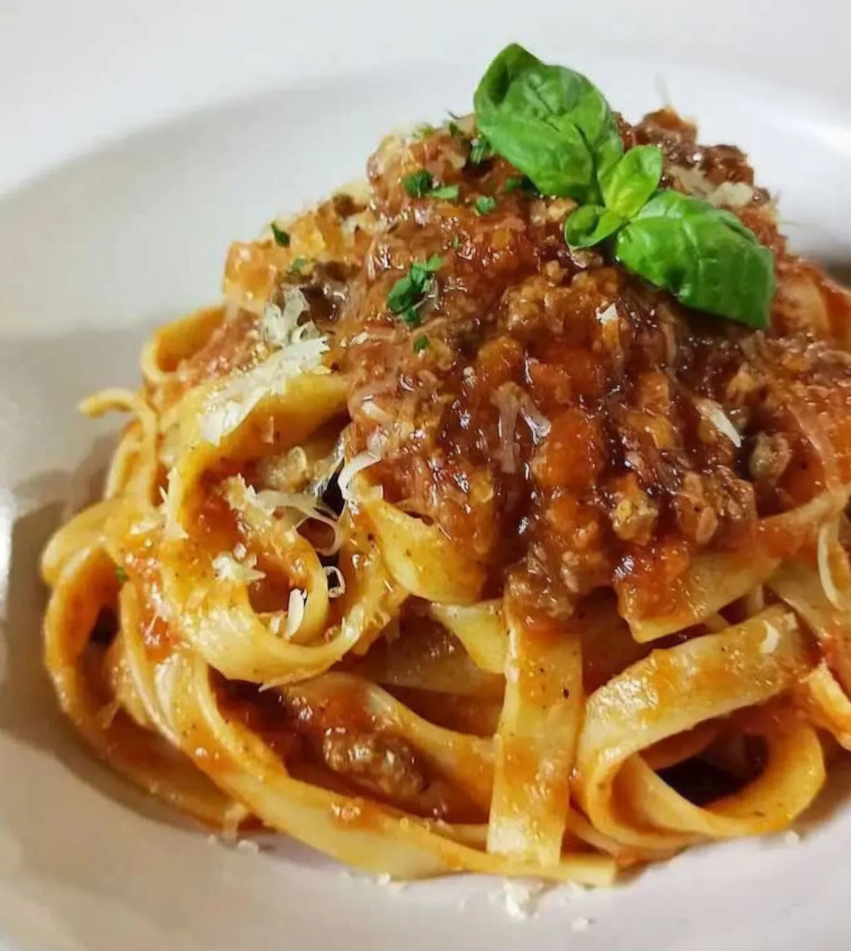 Fettuccine bolognai szósszal