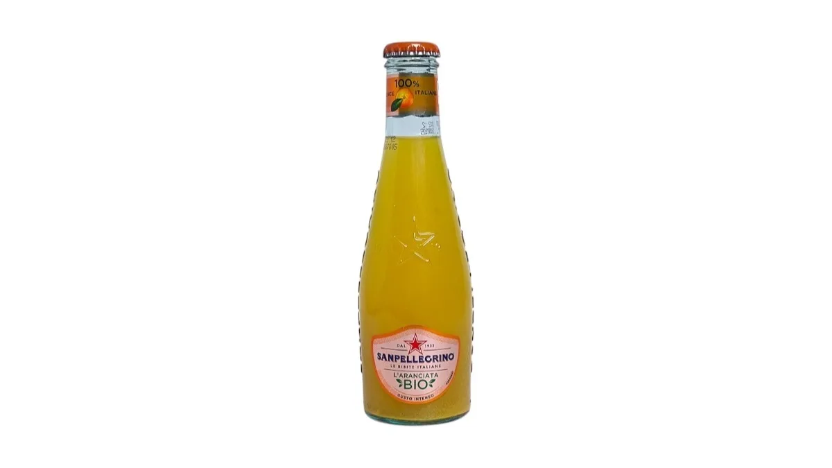 San Pellegrino Bio Aranciata Glasflasche 0,2l