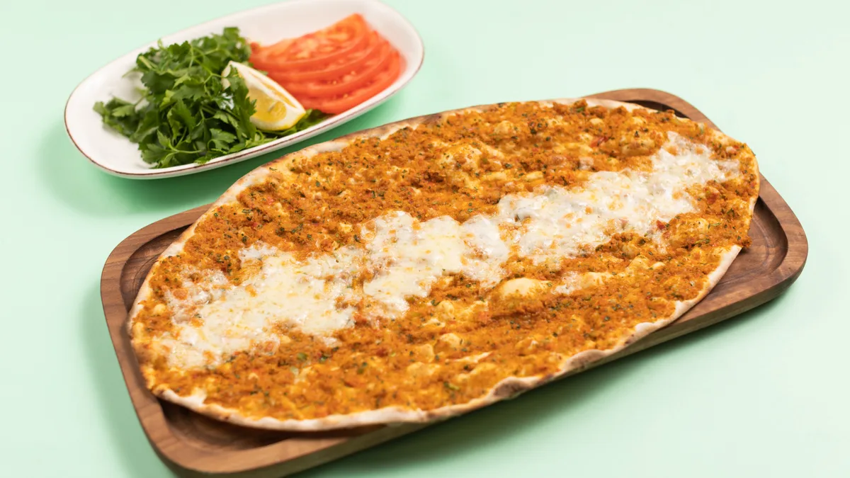 Lahmajun with Cheese