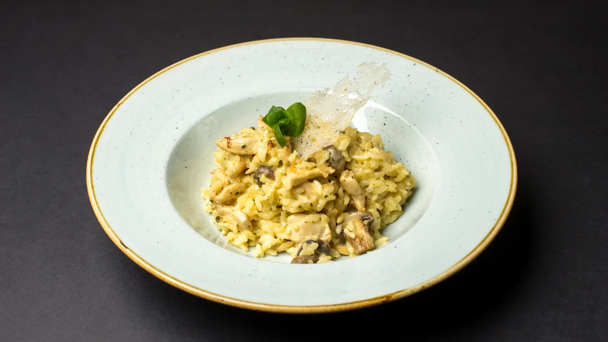 Risotto with Chicken and Mushrooms