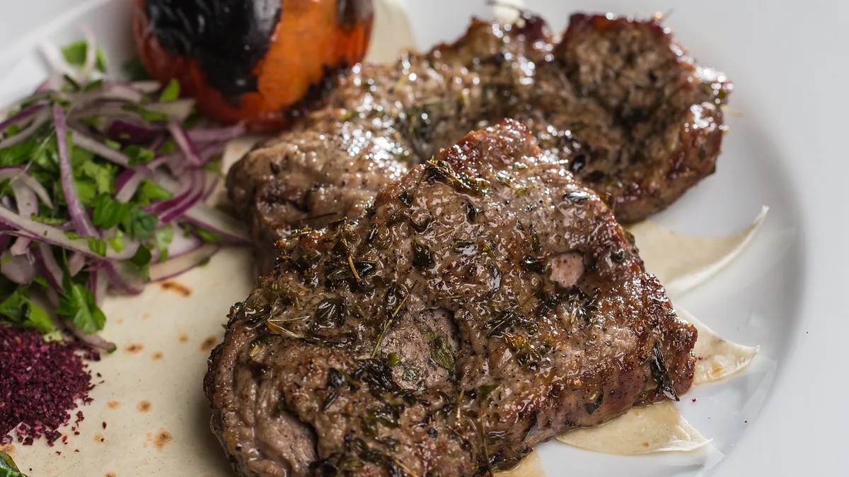 Veal Marinated