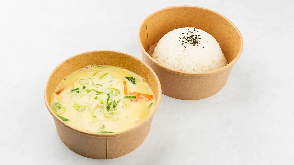 Zeleni curry s piščancem