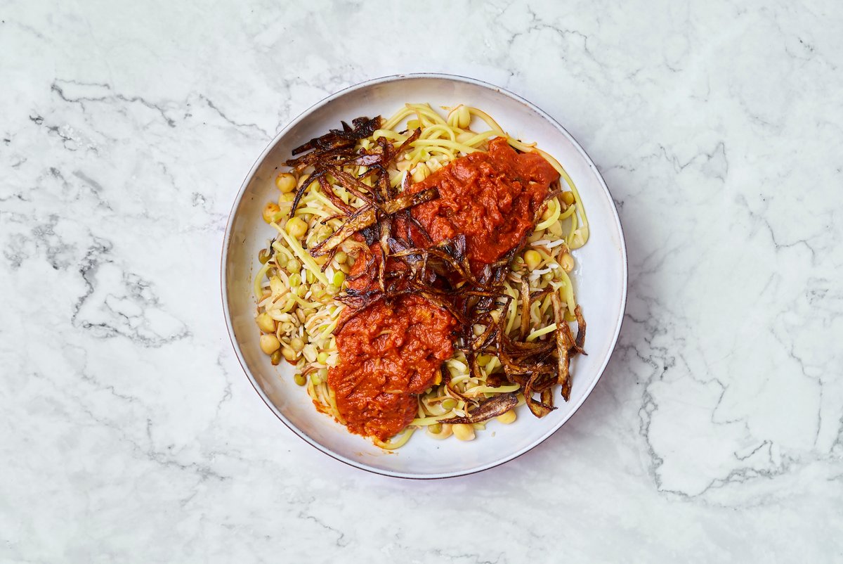Egyptisk Koshari (V)