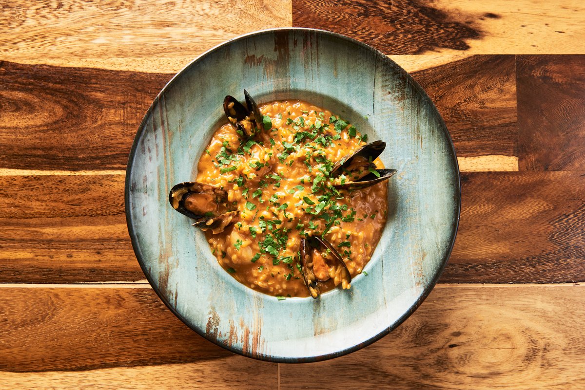 Seafood risotto