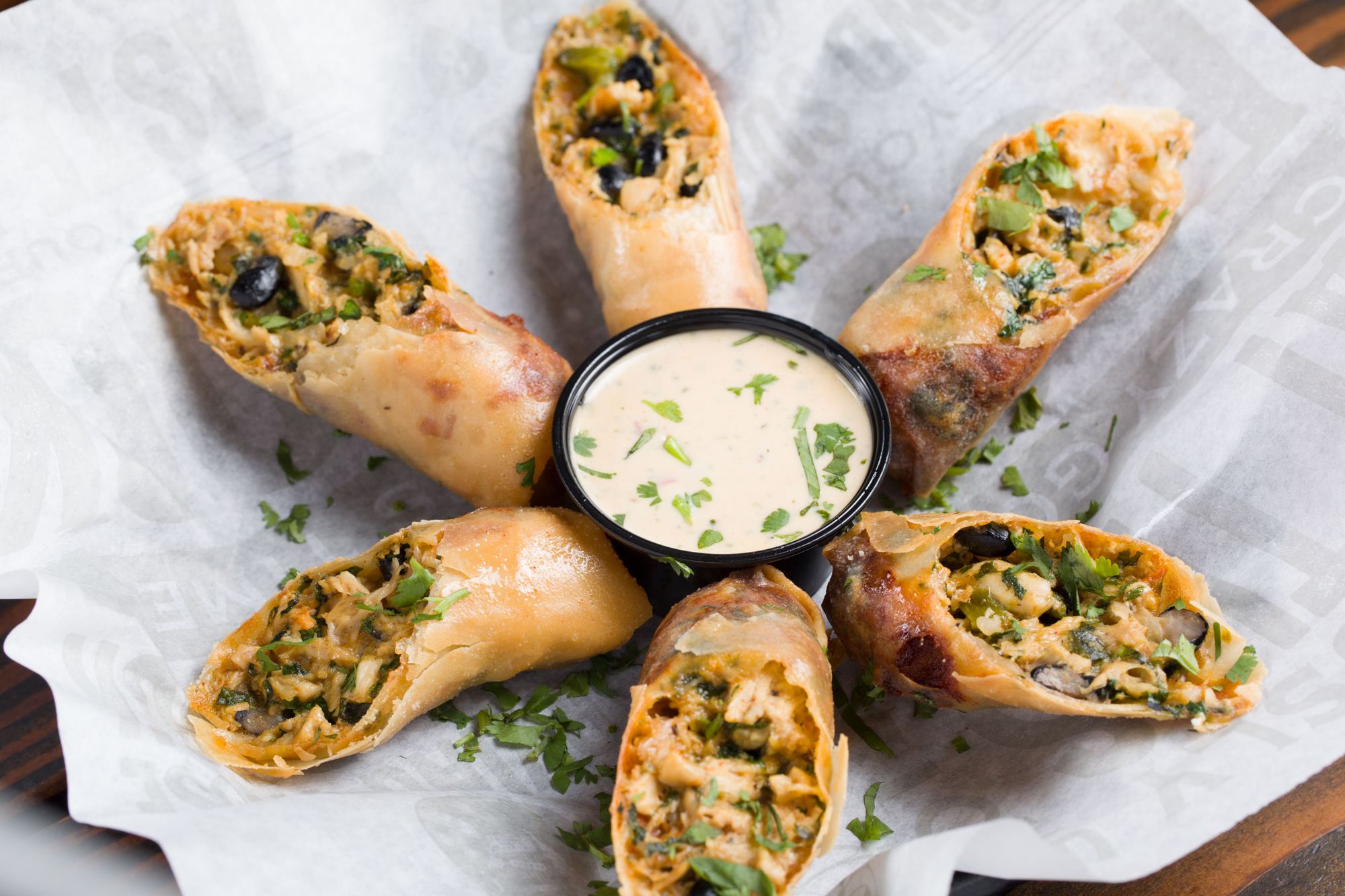 South X Southwest Egg Rolls
