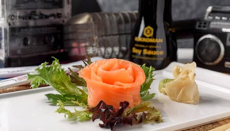 Smoked Salmon Sashimi