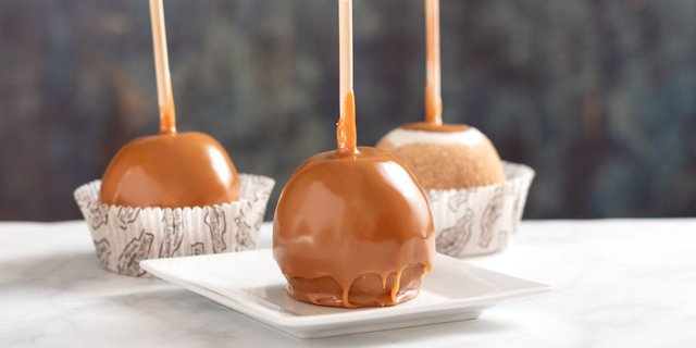 Plain Caramel Apple Platter