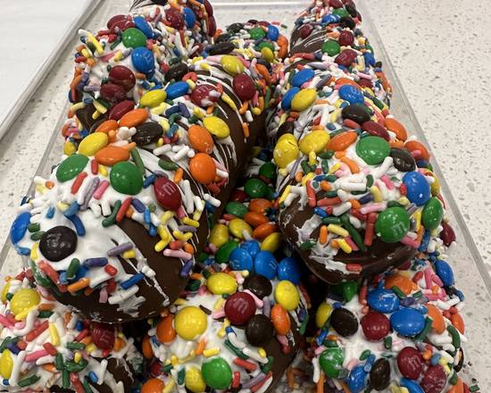 Fancy Marshmallow with M and M's and Sprinkles