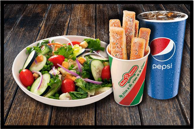 #2 Side Salad, Breadsticks, Drink