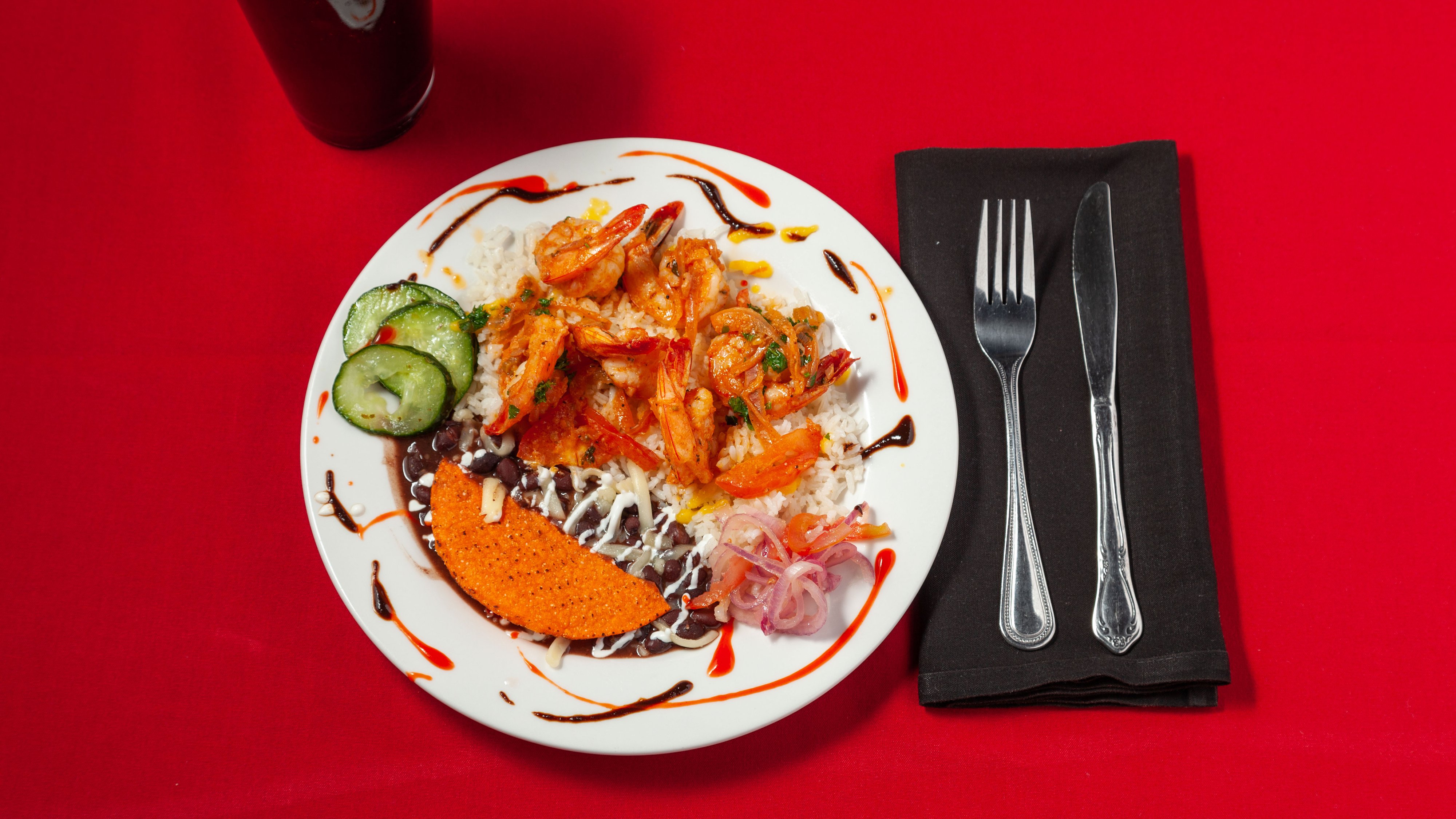 Lunch Camarones al Mojo