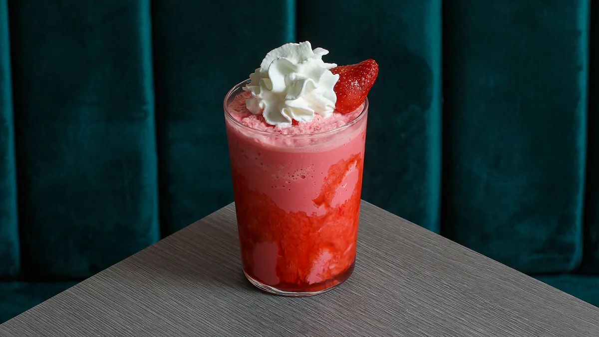 Nutrient-Packed Strawberry Milkshake