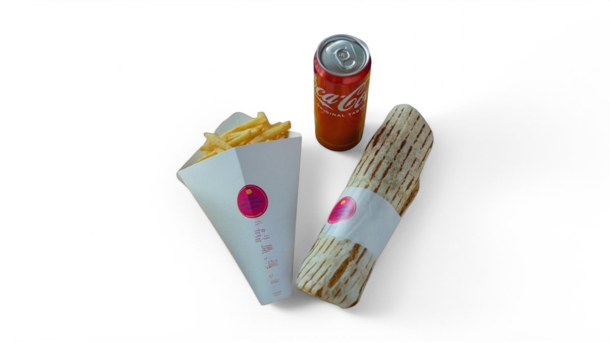 Hot spicy chicken roll Combo
