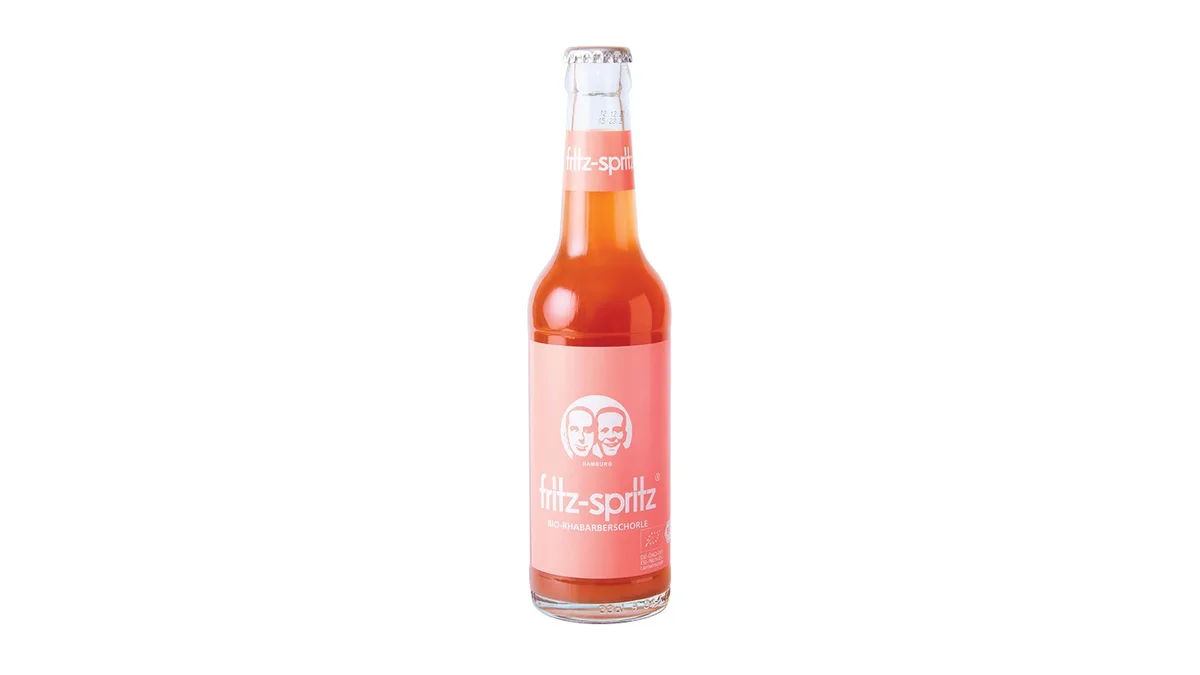 Fritz-Spritz Bio-Rhabarberschorle 0,33 l