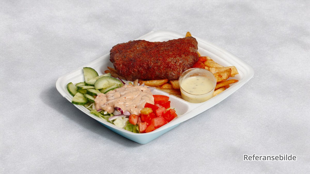 149. Løvbiffburgertallerken