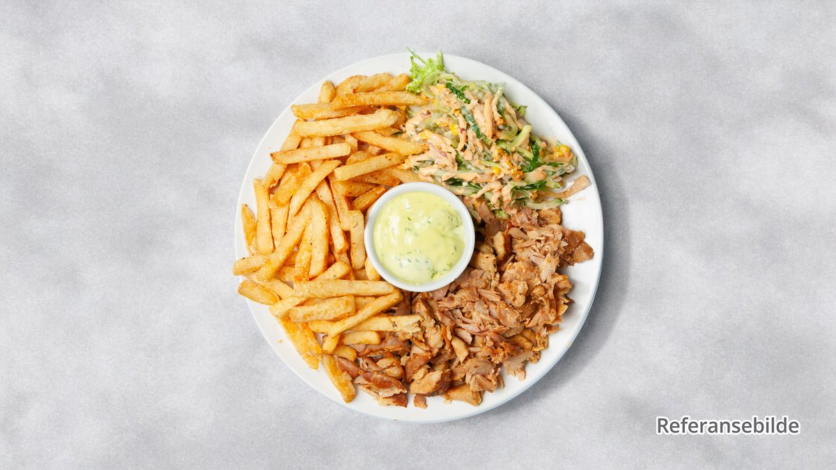 157. Shawarmatallerken (Kylling)