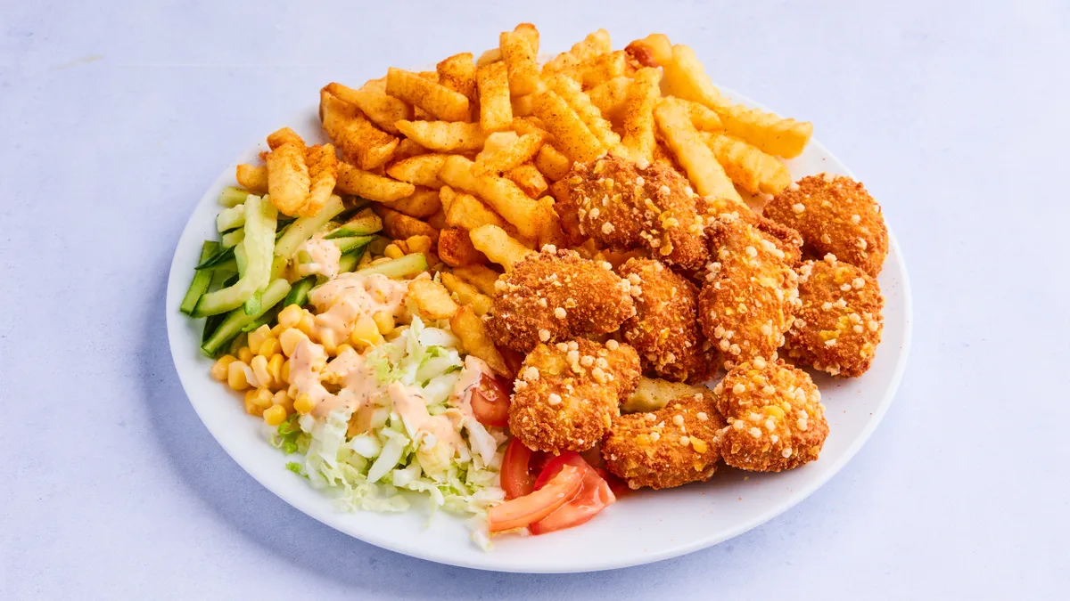 160. Chicken Nuggets Tallerken