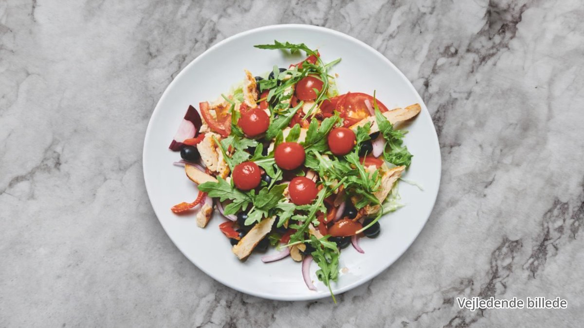Kylling and bacon salat
