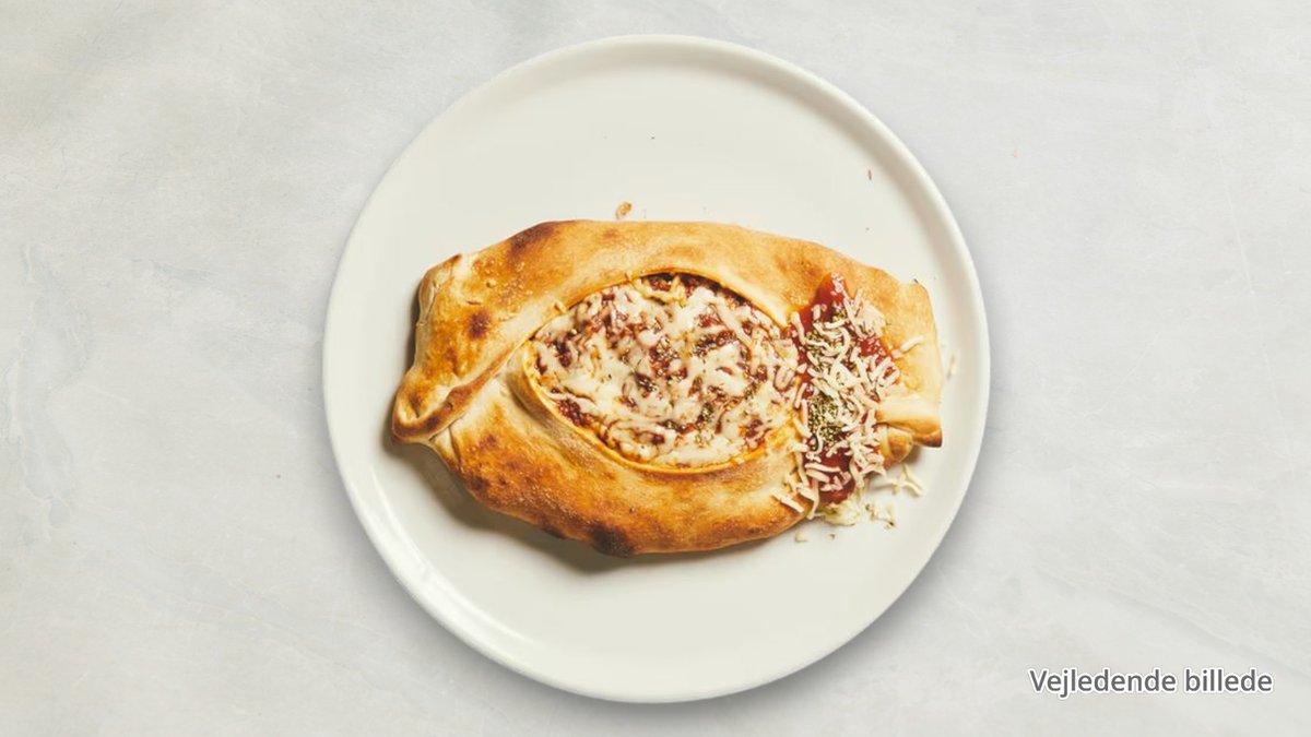 43. HALV INDBAGT PIZZA
