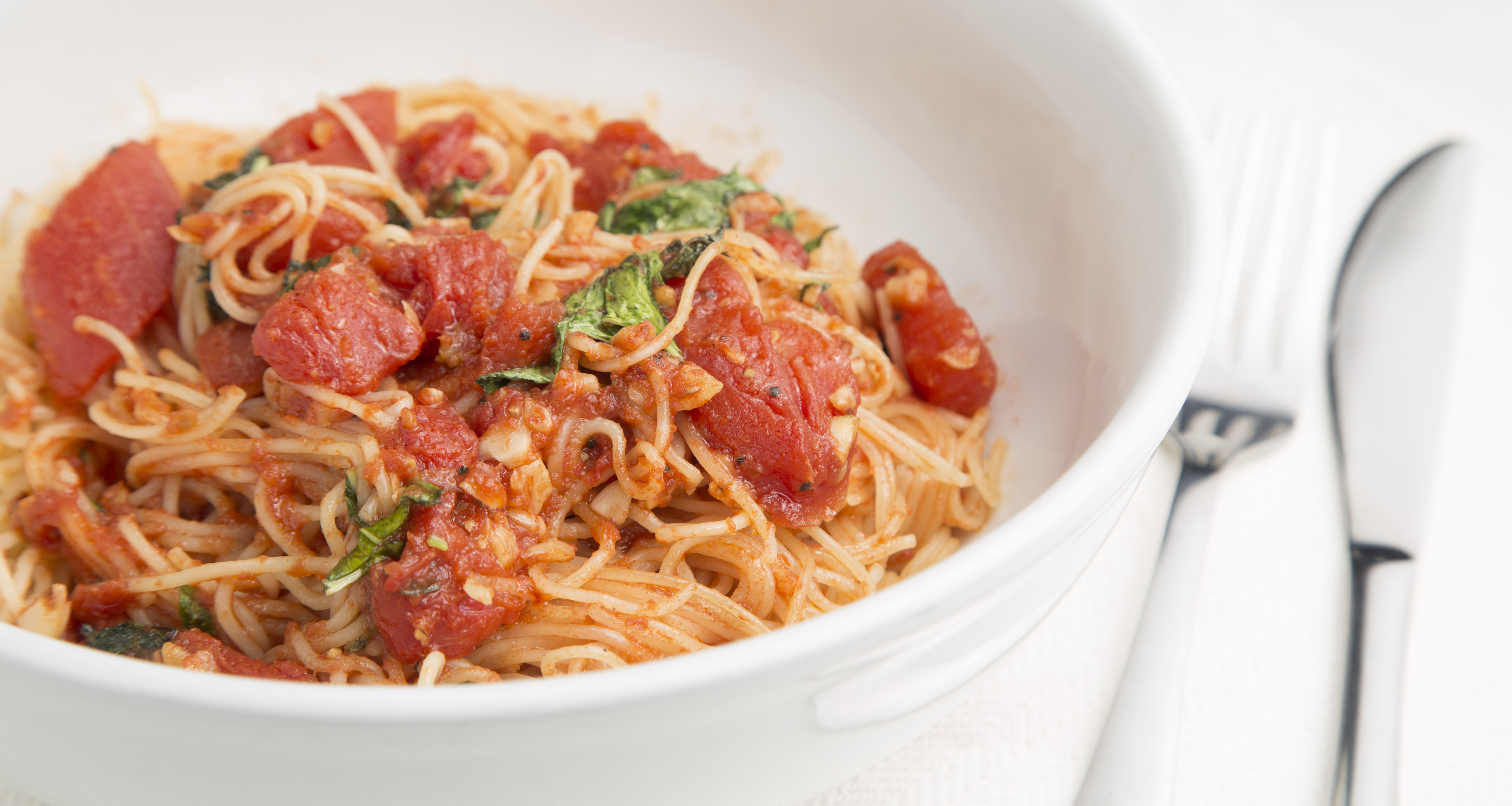 Angel Hair Pomodoro - add fresh mozzarella