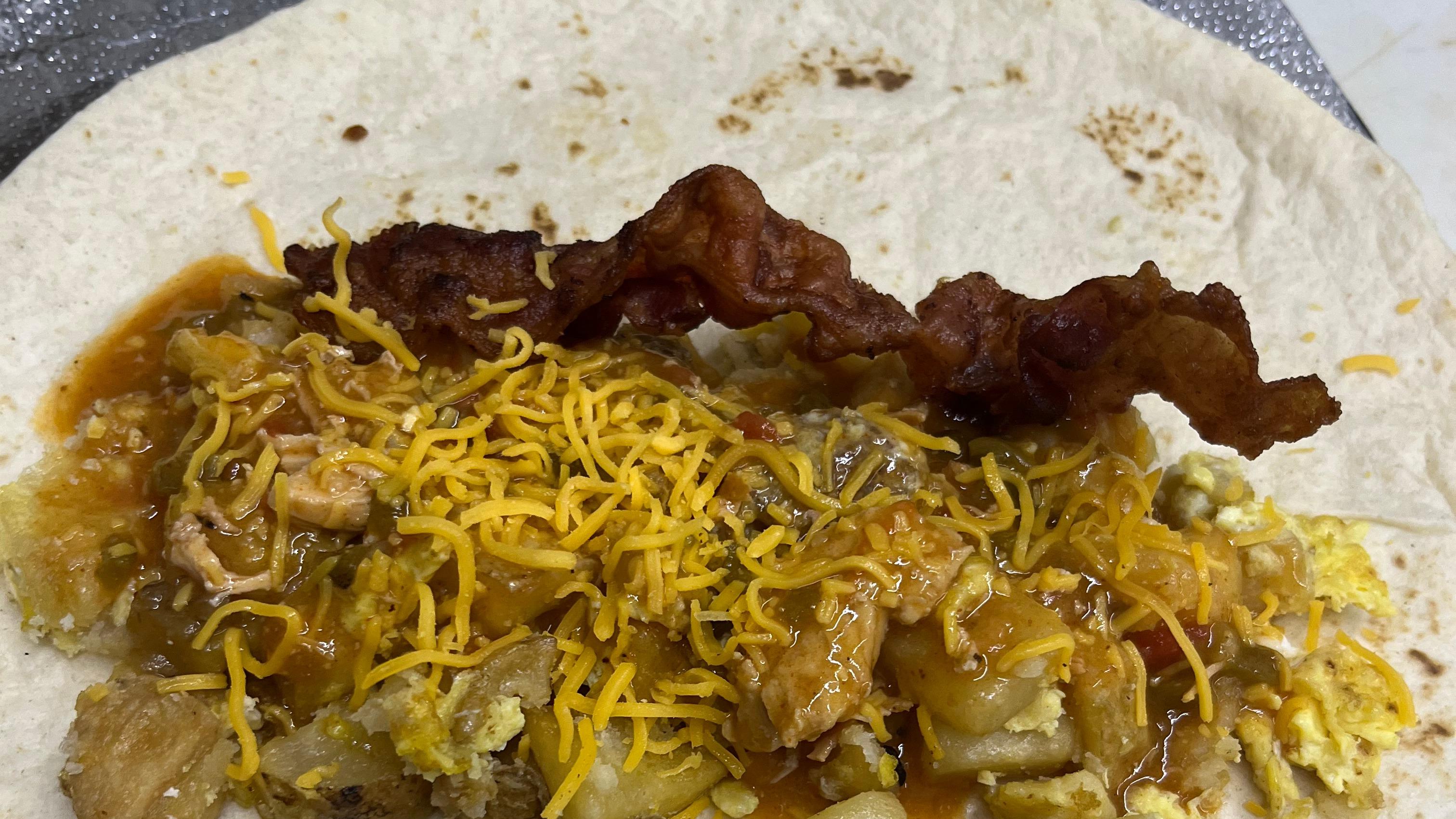Bacon  Wrapped Burrito