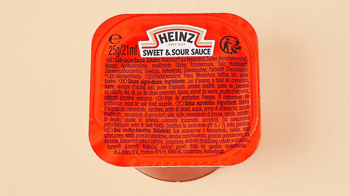 21 ml Heinz Sweet and Sour Sauce