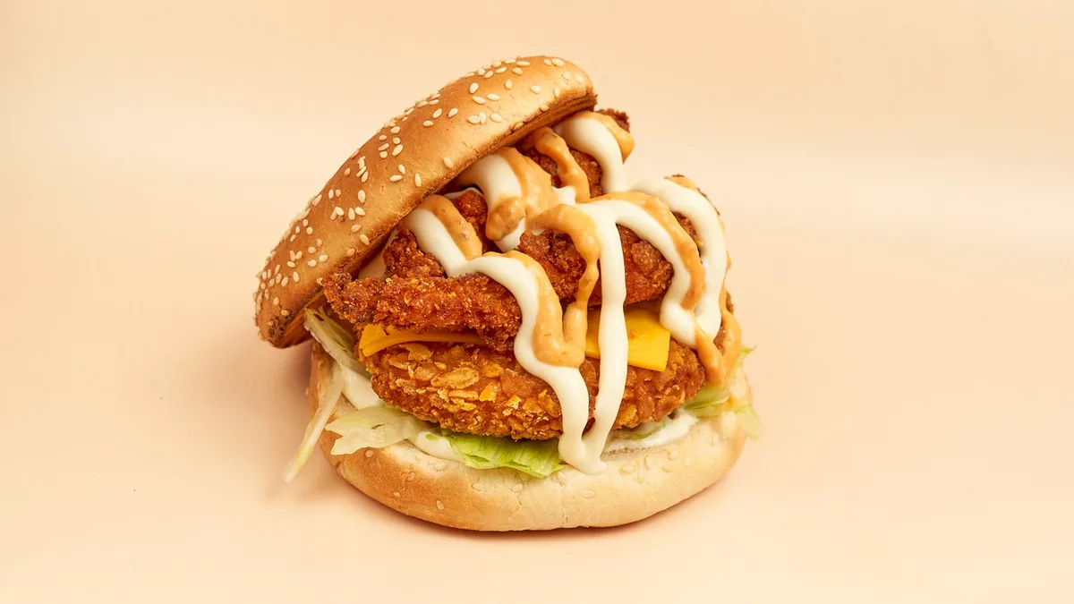 Double Crunchy Burger