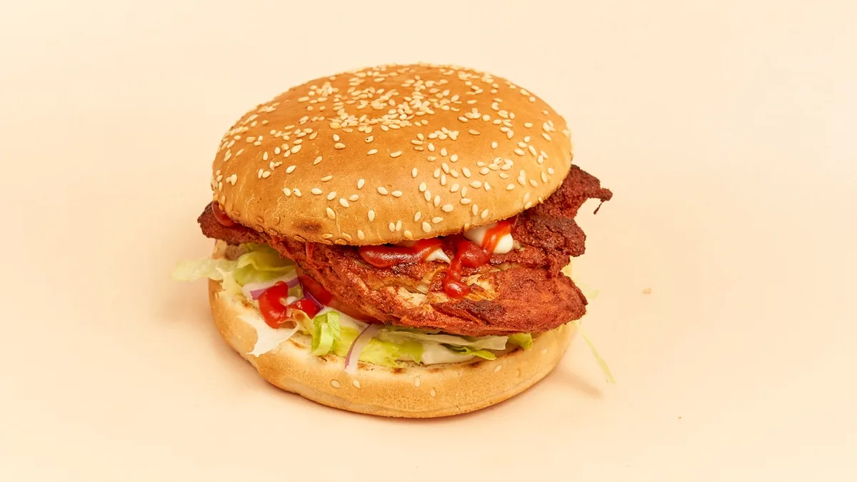 Grill Flame Tikka Burger