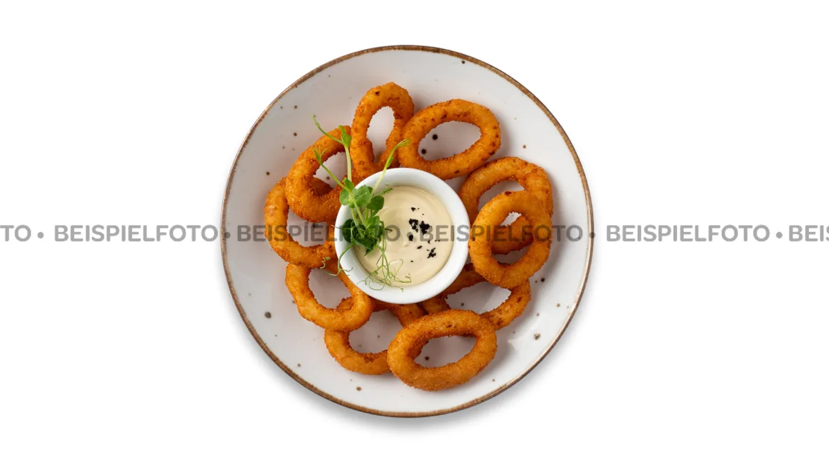 Knusprige Zwiebelringe