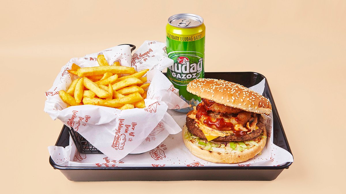 Onion Ring Cheeseburger