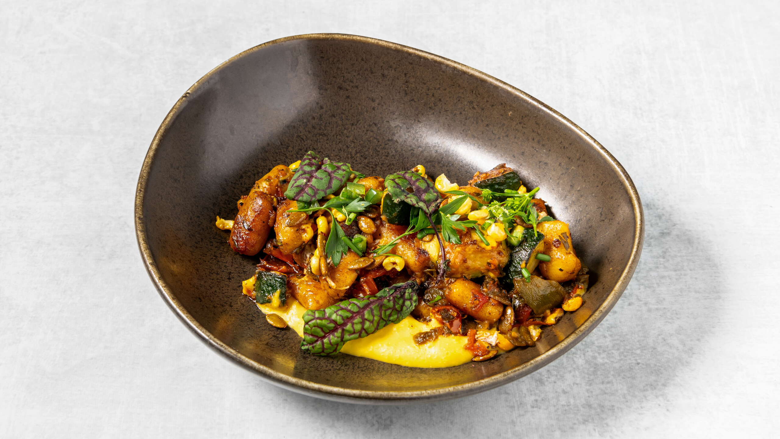 Corn and Poblano Gnocchi
