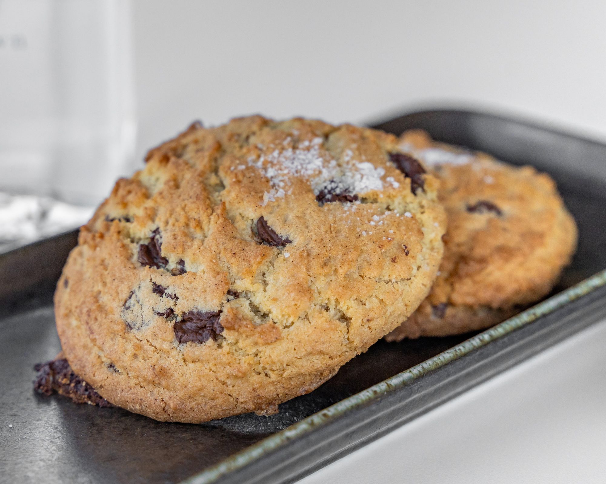 Salted Chocolate Chip Cookies