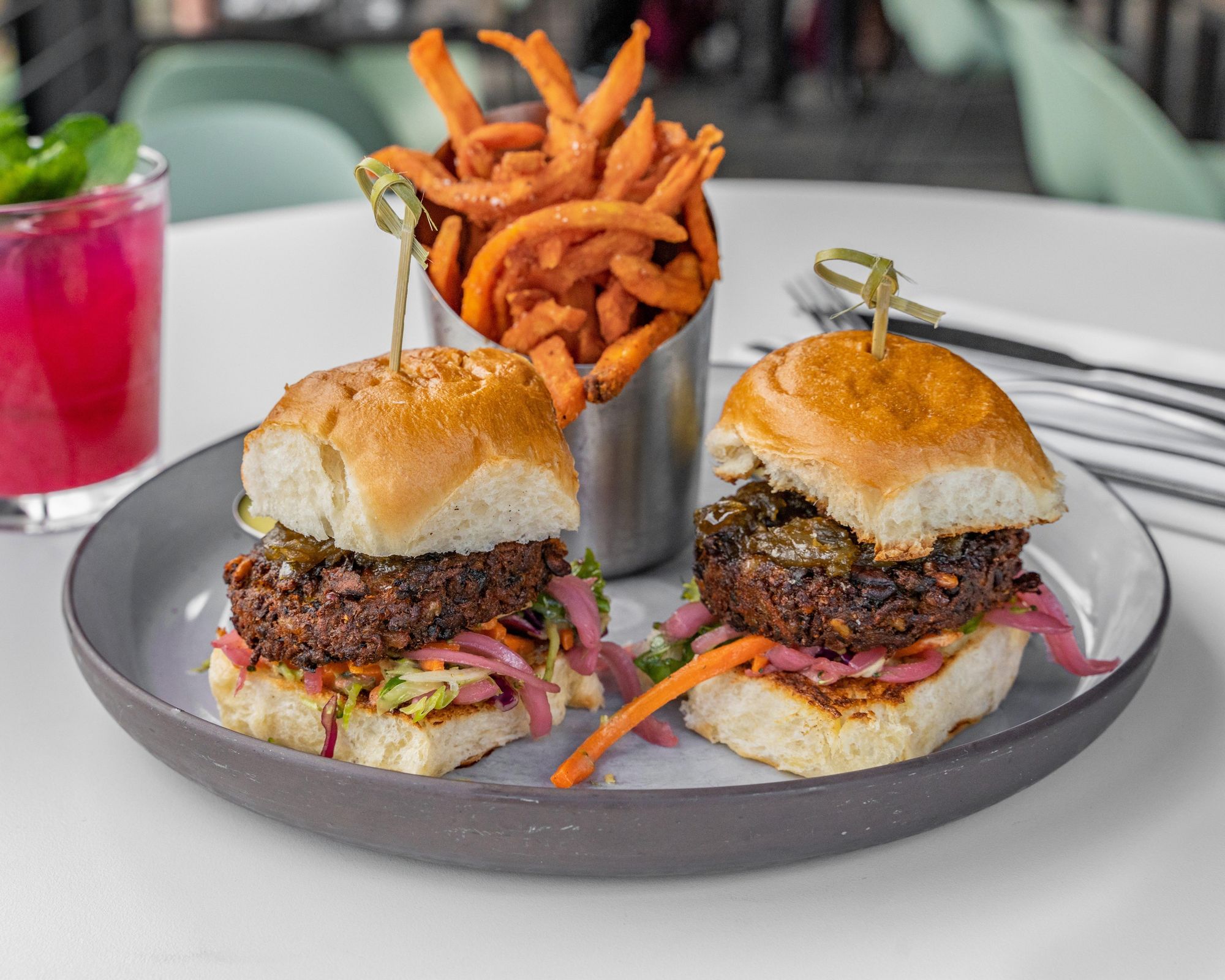 Veggie Burger Sliders