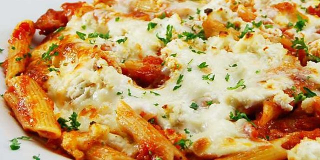 Baked Mostaccioli