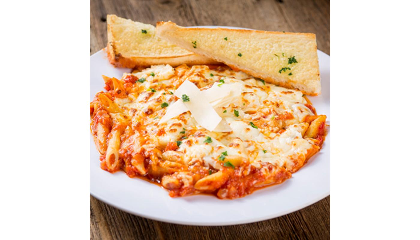 Three Cheese Baked Penne