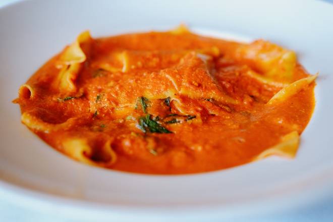 Papardelle Square Noodles Marinara