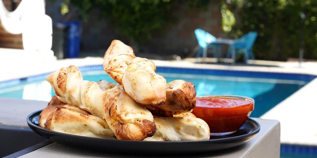 Garlic-Parmesan Twists